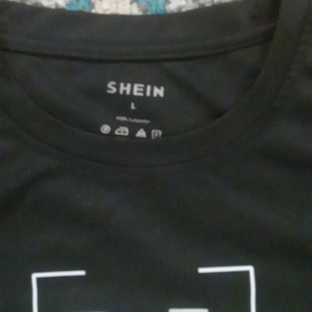 Black Shein Tee - Picture 3 of 3